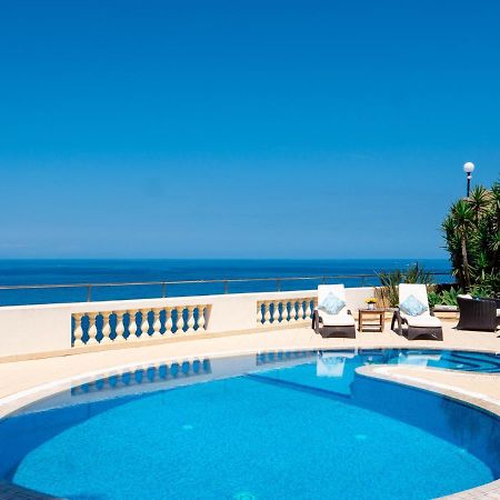 Villa Palma - Sunset Sea Views With Pool, Jacuzzi, Sauna And Games Room Mellieħa Exteriör bild