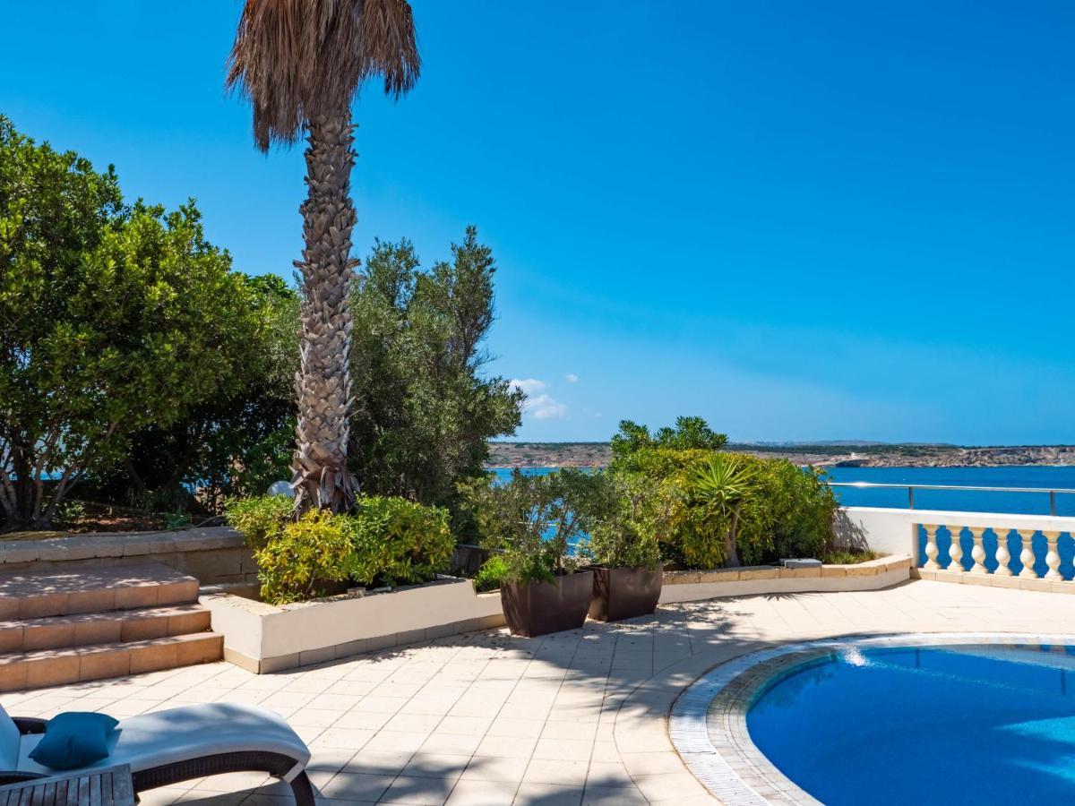 Villa Palma - Sunset Sea Views With Pool, Jacuzzi, Sauna And Games Room Mellieħa Exteriör bild